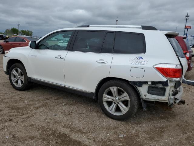 Vin: 5tddk3eh3ds252470, lot: 57873585, toyota highlander limited 20132