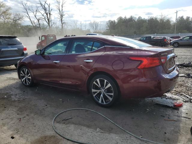 NISSAN MAXIMA 3.5 2017 maroon  gas 1N4AA6AP0HC381901 photo #3