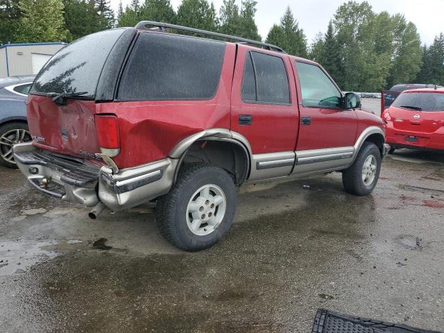 CHEVROLET BLAZER 1999 red  gas 1GNDT13W7X2243230 photo #4
