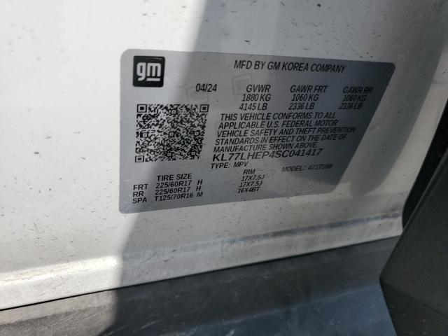 2025 CHEVROLET TRAX 1LT KL77LHEP4SC041417