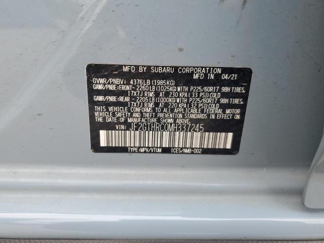 2021 SUBARU CROSSTREK - JF2GTHRC0MH337245