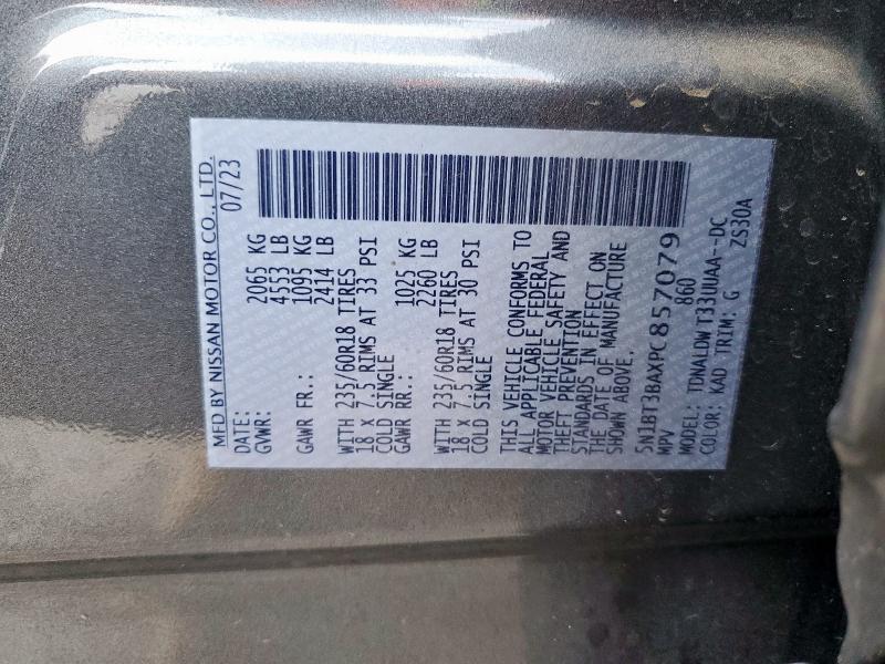 2023 NISSAN ROGUE SV - 5N1BT3BAXPC857079