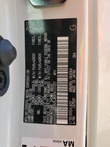 2023 TOYOTA 4RUNNER LI JTEKU5JR0P6137322