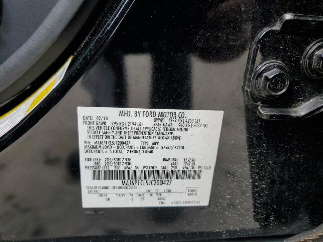 2018 FORD ECOSPORT S - MAJ6P1CL5JC200427