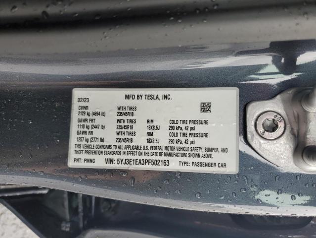 2023 TESLA MODEL 3 - 5YJ3E1EA3PF502163