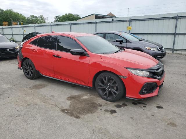 Vin: shhfk7h44hu410624, lot: 57969815, honda civic sport 20174