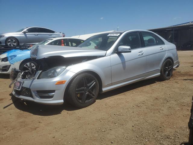 MERCEDES-BENZ C300 2013 silver  gas WDDGF8AB1DR290395 photo #1