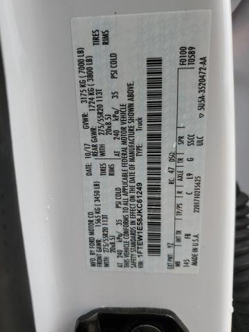 2018 FORD F150 SUPER - 1FTEW1E58JKC61249