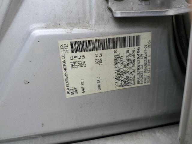 2012 NISSAN ALTIMA - 1N4AL2AP8CN528496