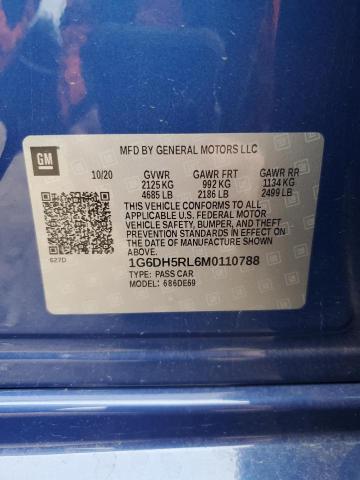 2021 CADILLAC CT4-V - 1G6DH5RL6M0110788