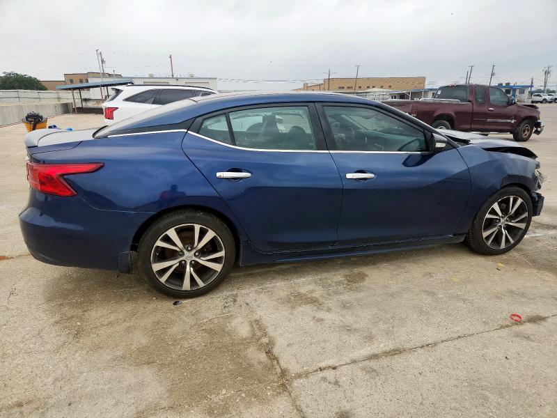 NISSAN MAXIMA 3.5 2017 blue  gas 1N4AA6AP0HC409194 photo #4