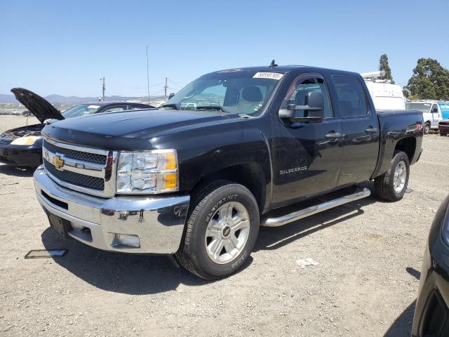 CHEVROLET SILVERADO 2012 black  flexible fuel 1GCPKSE79CF215906 photo #1