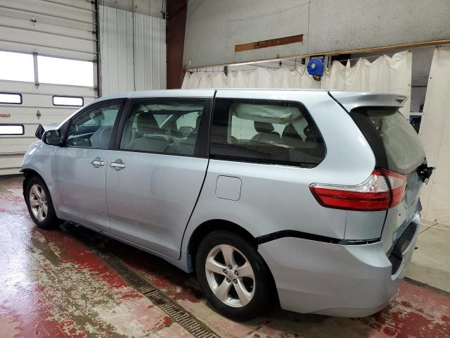 TOYOTA SIENNA 2017 blue sports v gas 5TDZZ3DCXHS858829 photo #3