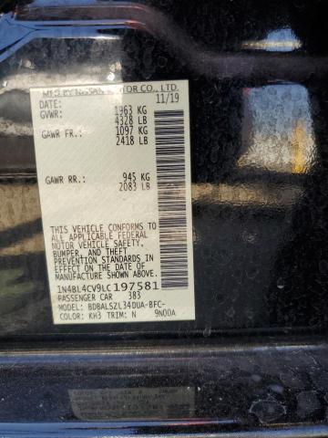 2020 NISSAN ALTIMA SR - 1N4BL4CV9LC197581