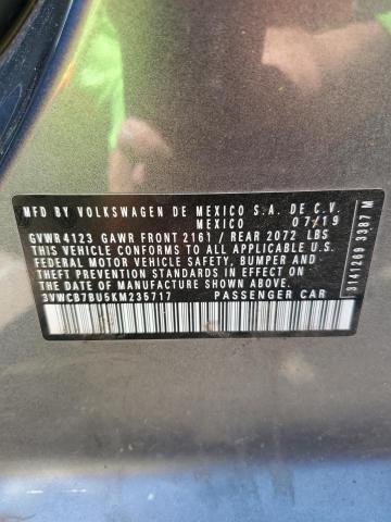 2019 VOLKSWAGEN JETTA S - 3VWCB7BU5KM235717