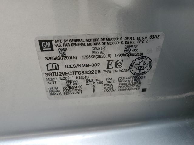 2015 GMC SIERRA K15 - 3GTU2VEC7FG333215