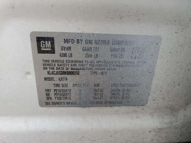 2019 BUICK ENCORE PRE - KL4CJASB8KB800299