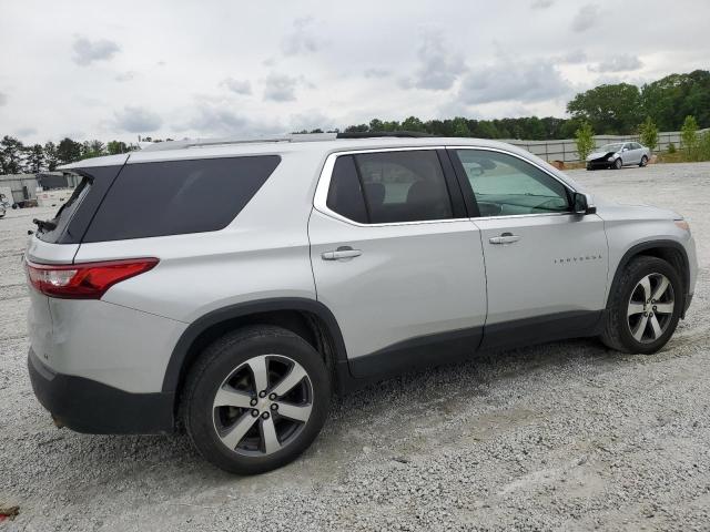 Vin: 1gnerhkw4jj261615, lot: 54843395, chevrolet traverse lt 20183
