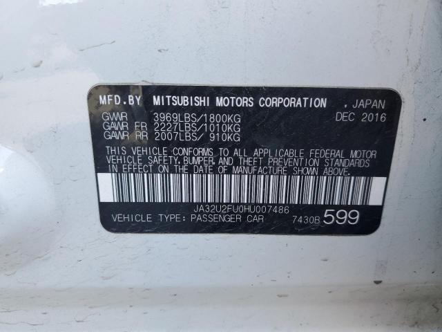 2017 MITSUBISHI LANCER ES JA32U2FU0HU007486