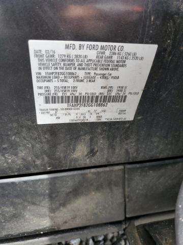 2016 FORD TAURUS LIM 1FAHP2F82GG108862