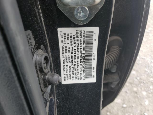 2016 HONDA CIVIC EX 19XFC2F76GE082643
