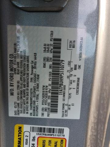 2023 FORD MUSTANG - 1FATP8UH9P5110779