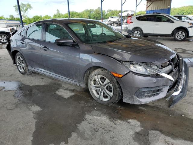 Vin: 19xfc2e57he056912, lot: 56850215, honda civic lx 20174