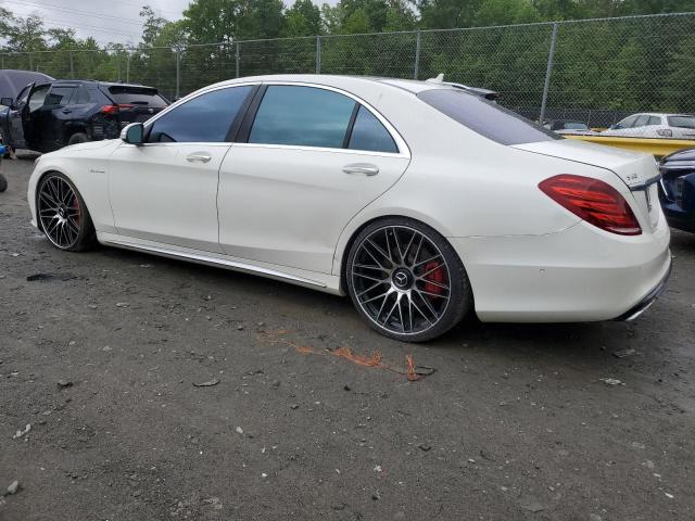 Vin: wddug7jbxfa138174, lot: 57073565, mercedes-benz s-class 63 amg 20152