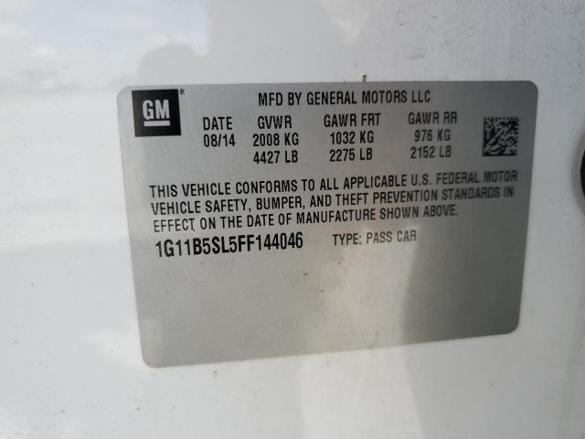 2015 CHEVROLET MALIBU - 1G11B5SL5FF144046