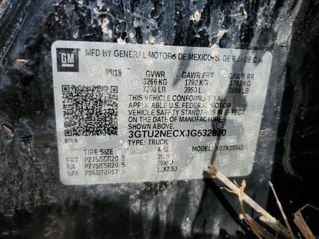 2018 GMC SIERRA K15 - 3GTU2NECXJG532820