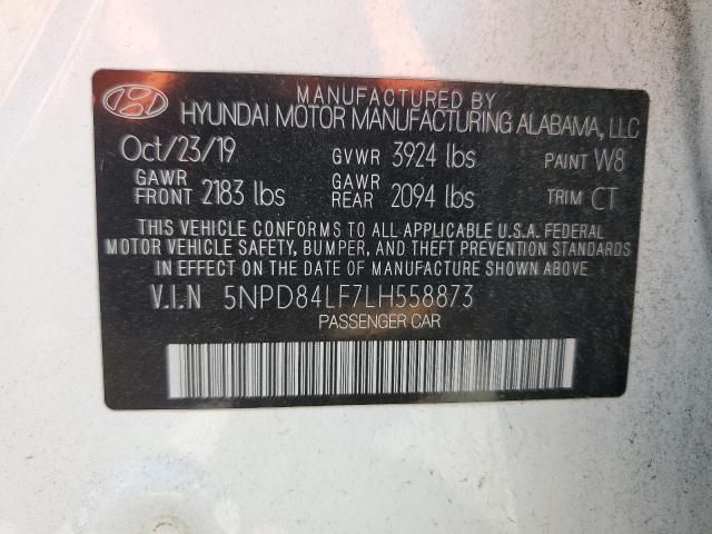 2020 HYUNDAI ELANTRA SE - 5NPD84LF7LH558873