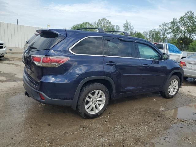 Vin: 5tdzarfh1fs013707, lot: 55350645, toyota highlander le 20153