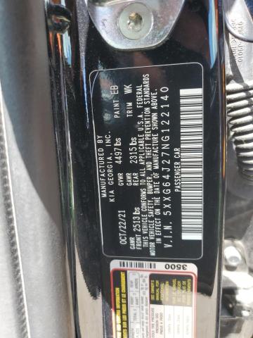 2022 KIA K5 GT LINE - 5XXG64J27NG122140