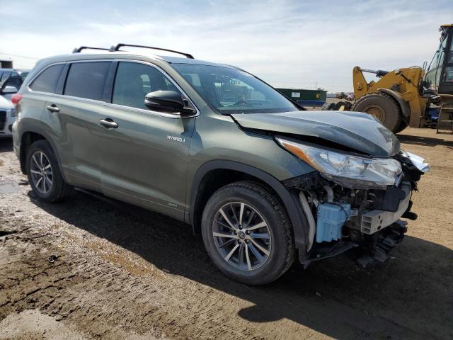 Vin: 5tdjgrfh9js039220, lot: 58249915, toyota highlander hybrid 20184