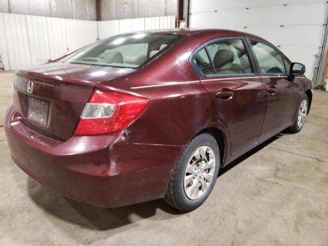 Vin: 19xfb2f55ce024972, lot: 57188515, honda civic lx 20123