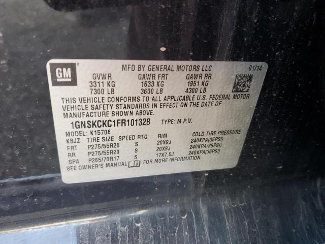 2015 CHEVROLET TAHOE K150 - 1GNSKCKC1FR101328