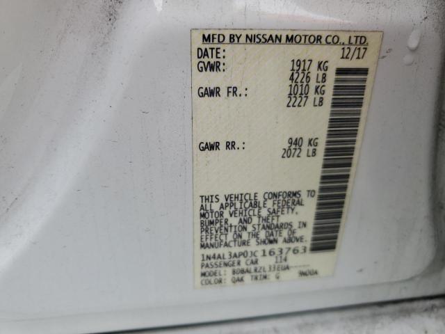 2018 NISSAN ALTIMA 2.5 - 1N4AL3AP0JC163763