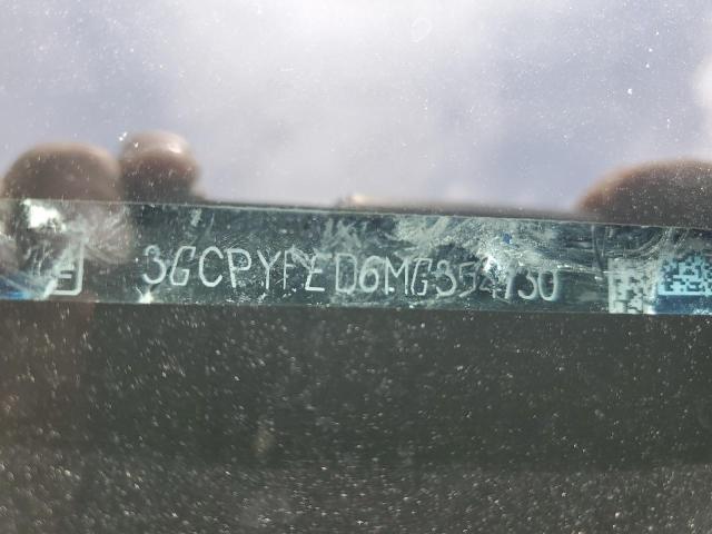 2021 CHEVROLET SILVER1500 3GCPYFED6MG354130