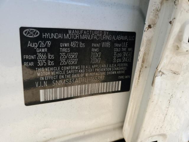 2020 HYUNDAI SANTA FE S - 5NMS33AD7LH165387