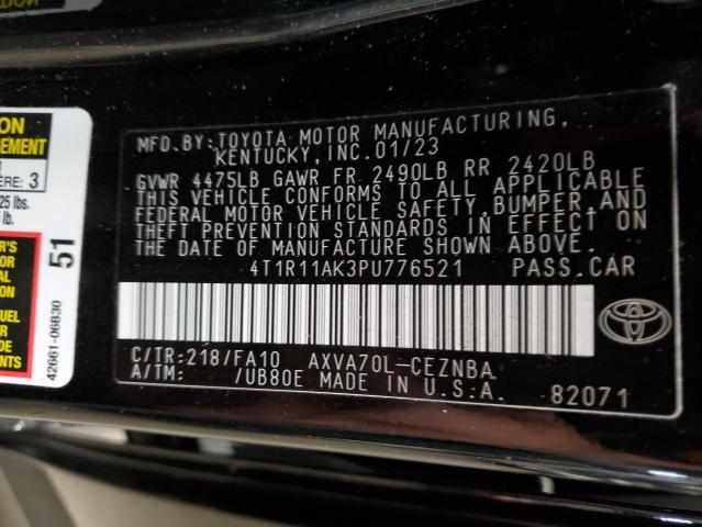 2023 TOYOTA CAMRY LE - 4T1R11AK3PU776521