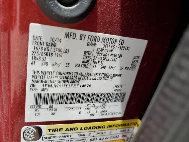 2015 FORD EXPEDITION - 1FMJK1HT3FEF14676