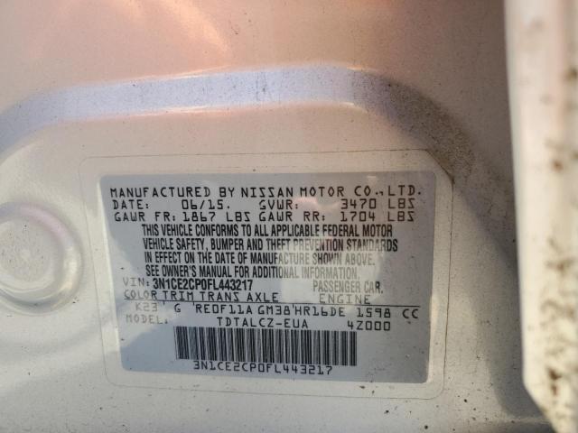 2015 NISSAN VERSA NOTE - 3N1CE2CP0FL443217