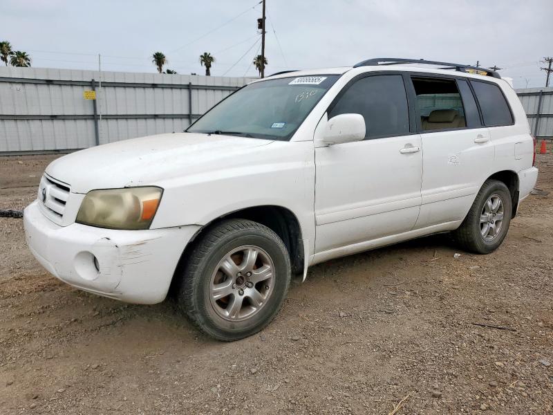 TOYOTA HIGHLANDER 2007 white  gas JTEDP21AX70131071 photo #1