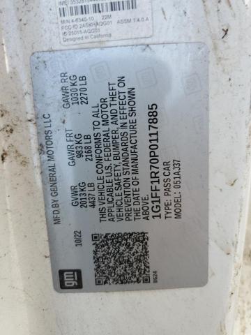 2023 CHEVROLET CAMARO LT1 - 1G1FF1R70P0117885