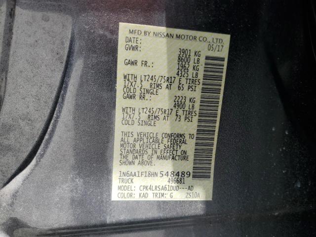 2017 NISSAN OTHER 1N6AA1F18HN548489