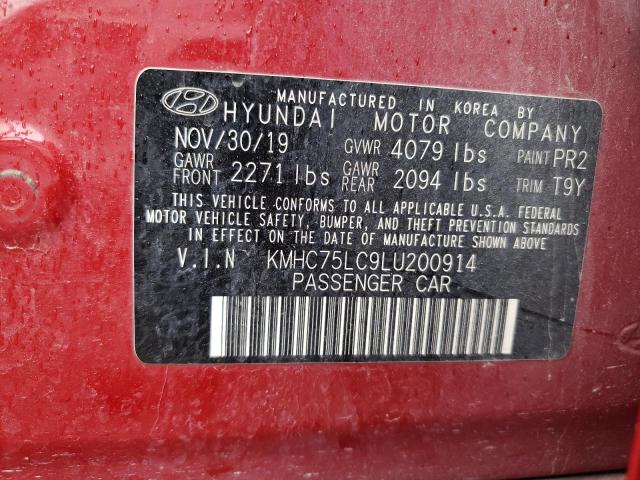 2020 HYUNDAI IONIQ SE - KMHC75LC9LU200914
