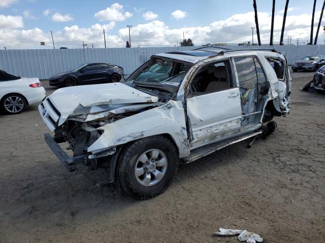 TOYOTA 4RUNNER SR 2004 white  gas JTEZU14R340029813 photo #1