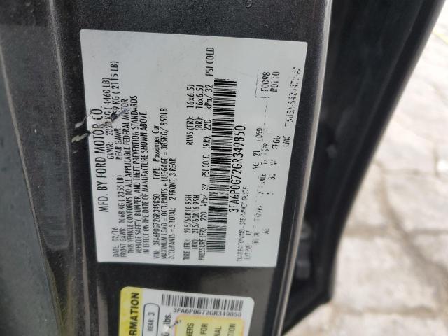 2016 FORD FUSION S 3FA6P0G72GR349850