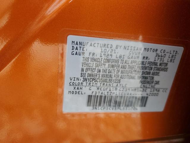 2021 NISSAN KICKS SV - 3N1CP5CV5ML551226