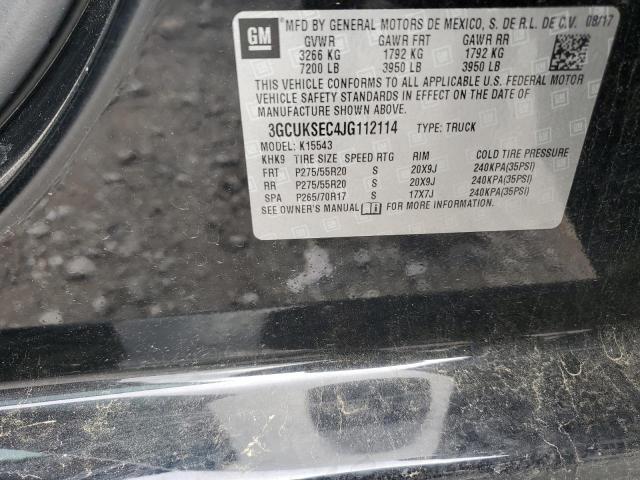 2018 CHEVROLET SILVERADO - 3GCUKSEC4JG112114